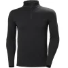 HELLY HANSEN LIFA MERINO MIDWEIGHT 1/2 ZIP BLACK 23 achetez 22