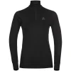 Achat ODLO ACTIVE WARM ECO BL TOP TURTLE NECK L/S HALF ZIP W BLACK 23 16