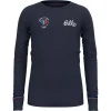 achat pas cher ODLO TS ML ACTIVE WARM ORIGINALS KIDS DIVING NAVY/PLACED PRINT 22 10