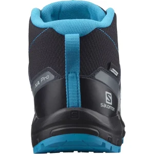 acheter en ligne SALOMON XA PRO V8 MID CSWP JR BLACK/MONUMENT/HAWAIIAN OCEAN 22 9