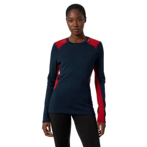 HELLY HANSEN W LIFA MERINO MIDWEIGHT CREW NAVY 23 grande popularité 12