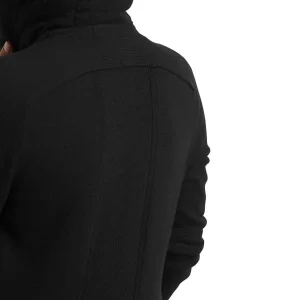 ICEBREAKER W ZONEKNIT LS ZIP HOODIE BLACK 23 luxe soldes 18