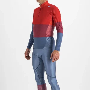 luxe soldes SPORTFUL SQUADRA JERSEY RED BLUE SEA 22 10